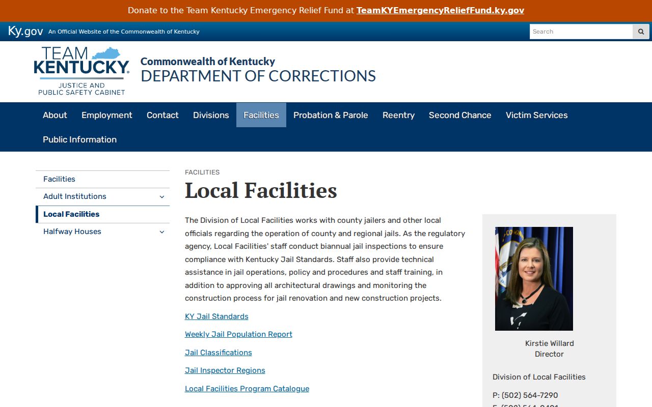 Kentucky local jail resources for tracing Robertson County arrests